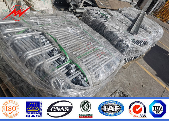 distribución galvanizada tradicional para uso general de postes del acero de 69kv los 60ft los 65ft los 70ft
