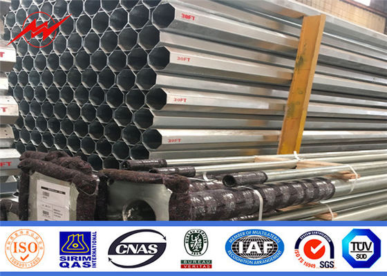 Fuerza octagonal 355mpa del 11.8m 4000 Dan Electrical Power Pole Yiled