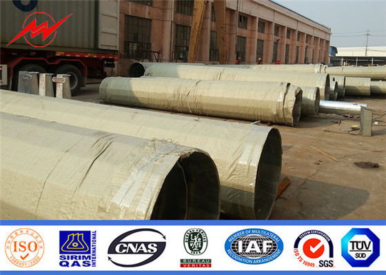18m 300-1000KG de carga de diseño poste de energía de acero para transmisión de alto voltaje