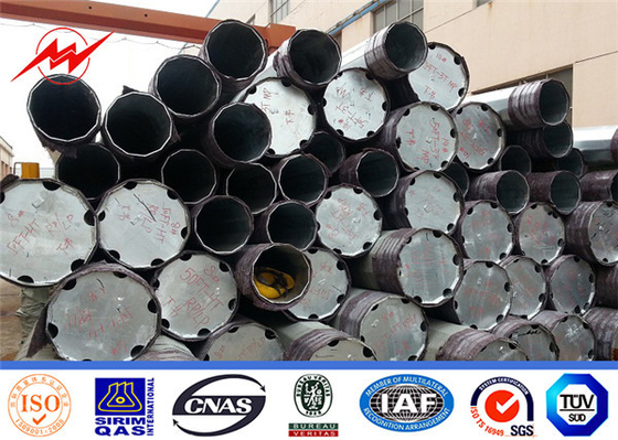 10m corriente eléctrica cónica octagonal poste para la transmisión/la distribución