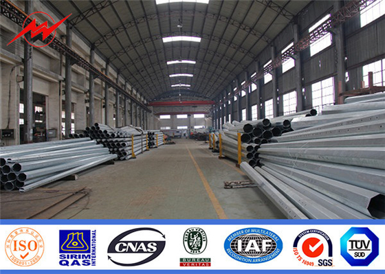 los 25ft poste de acero galvanizado octagonal Nea Standard