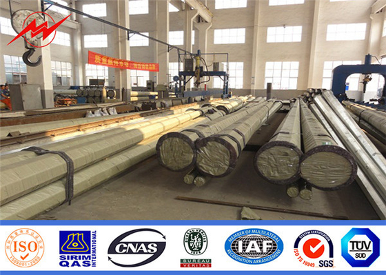 los 25ft poste de acero galvanizado octagonal Nea Standard