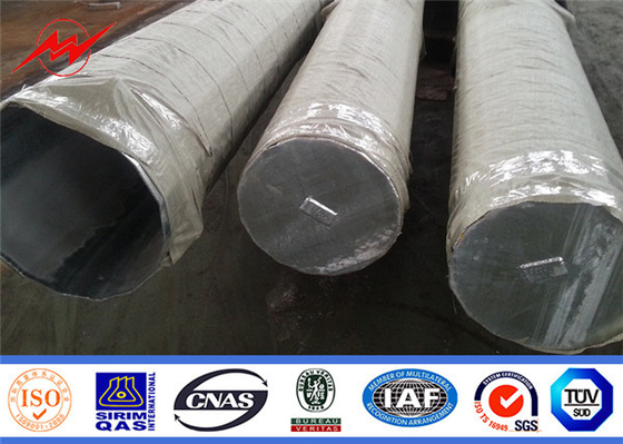 32m de transmisión galvanizada de energía eléctrica, poste de acero/pole tubular de acero Q345