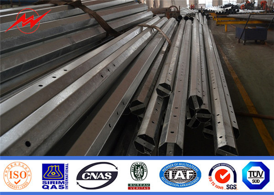 32m de transmisión galvanizada de energía eléctrica, poste de acero/pole tubular de acero Q345