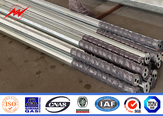 Grueso de acero galvanizado de poste los 30FT 9150m m 3.0m m de la distribución