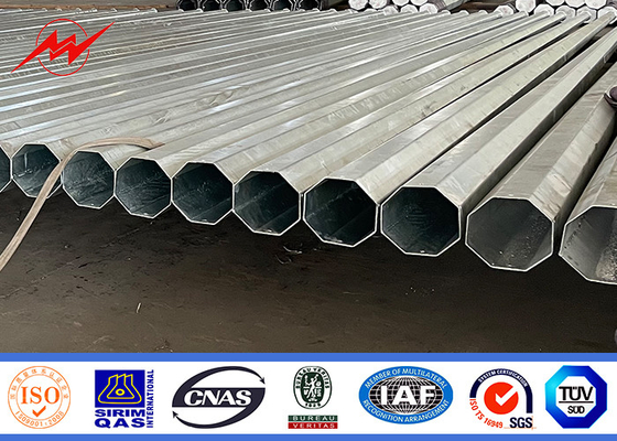 NEA Hot Dip Galvanized Tubular Pole 25ft 35ft 45ft para la transmisión de energía