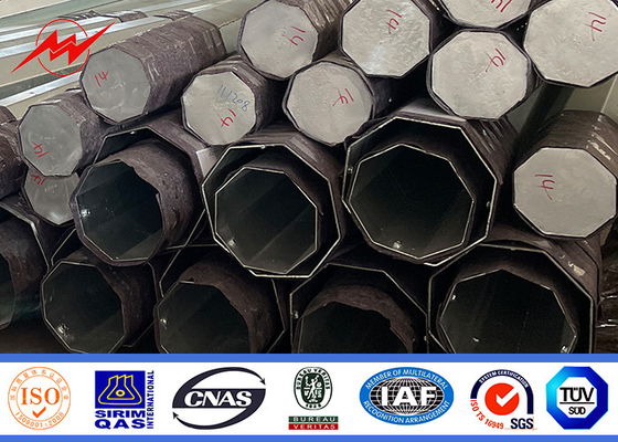 Línea de distribución de postes eléctricos de acero galvanizado estándar NEA 69KV Q345