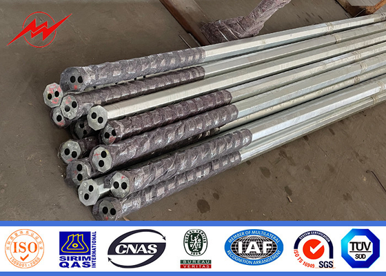 32m de transmisión galvanizada de energía eléctrica, poste de acero/pole tubular de acero Q345