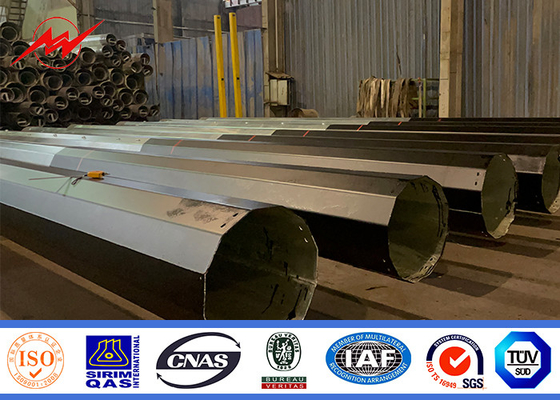 Polvo de energía de acero de 70 pies personalizado para proyectos eléctricos estables en Filipinas