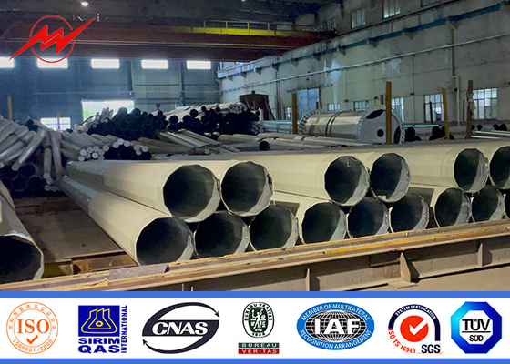 60 pies de acero galvanizado poste de energía con opciones de longitud y diámetro personalizables