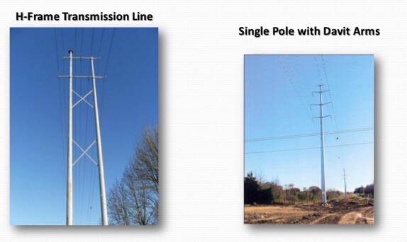 80FT 90FT 138KV Línea de transmisión de energía eléctrica 1
