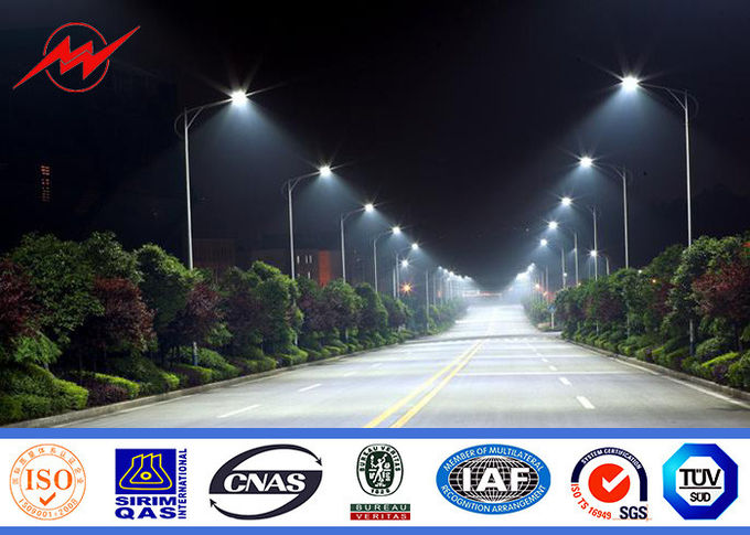 iluminación al aire libre postes, acero solar del polígono del 10m15m los 20m de la galvanización de postes de la luz de calle 0
